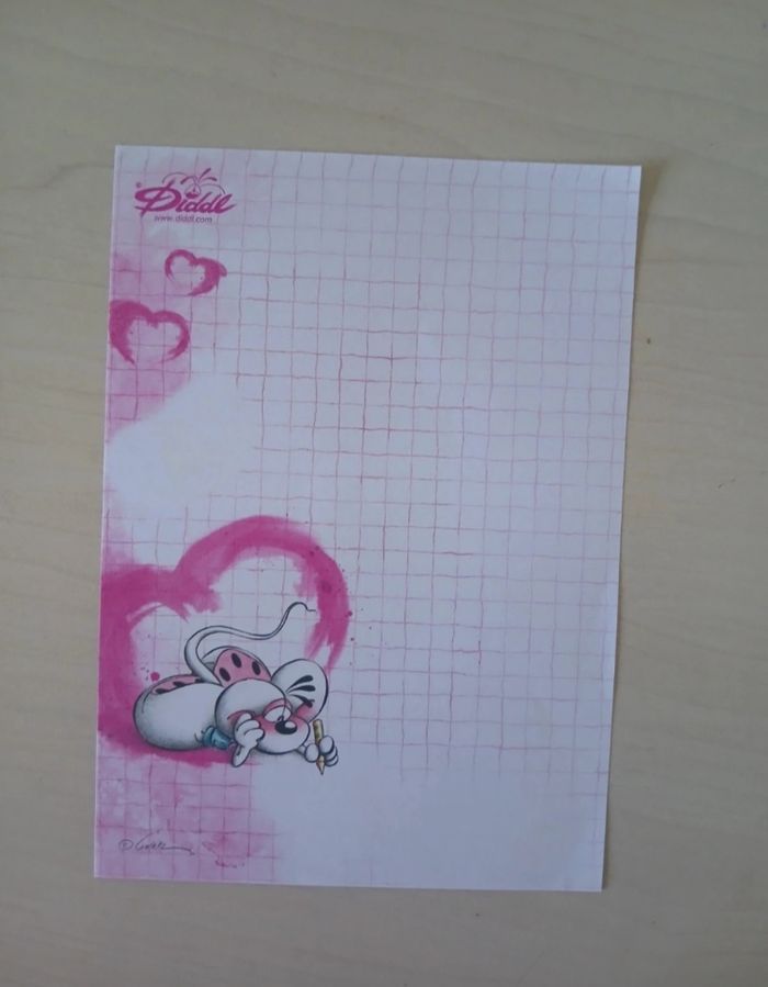 Diddl - Feuille A6 neuve - 0,20€