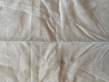 Chute de tissu doublure coton blanc unis