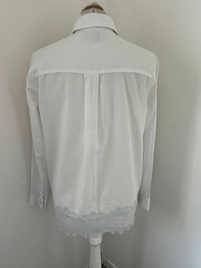 Chemisier fin bas dentelle The Kooples XS - photo numéro 5