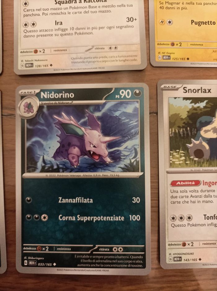 Lot de 9 cartes Pokemon 151 Insecateur Tygnon Magmar Reptincel Elektek Ronflex - photo numéro 9