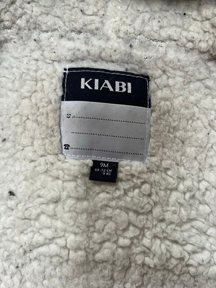 Veste épaisse grise foncée Kiabi 9 mois - photo numéro 4