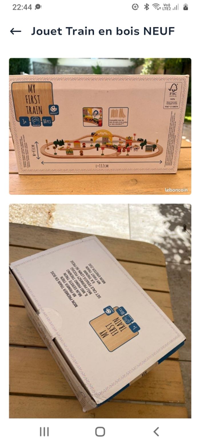 First wooden train - photo numéro 6