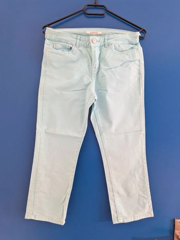 Pantacourt turquoise Camaïeu