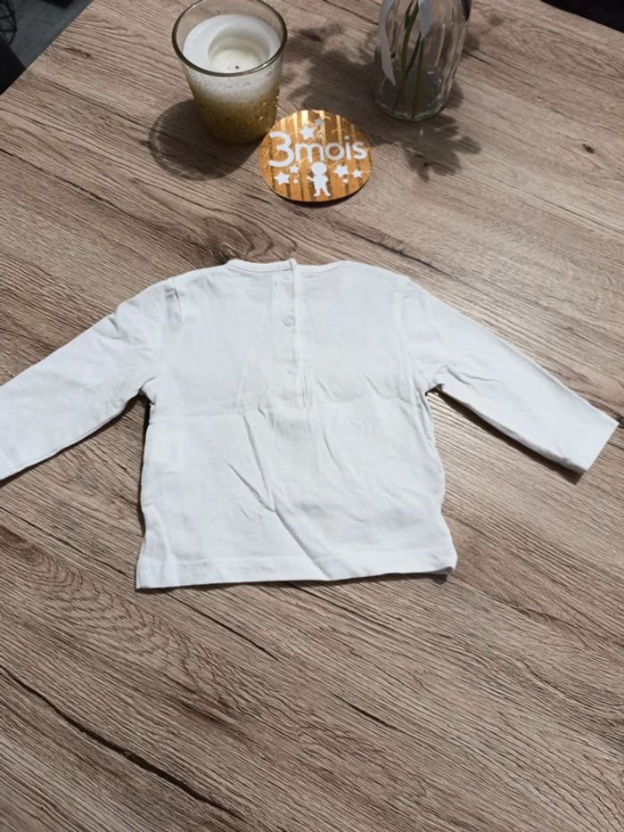 T-shirt effet costume Kiabi 3 mois - photo numéro 4