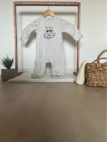 Pyjama en velours en 18 mois