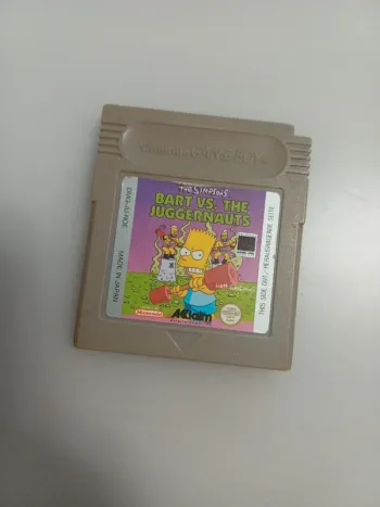 Bart Vs. The Juggernauts Nintendo Gameboy