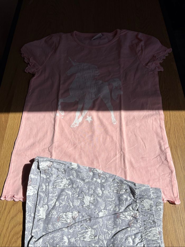 Ensemble pyjama été fille taille 146/152 - photo numéro 1