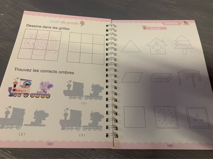 Cahier à encre magique le dessin - photo numéro 3