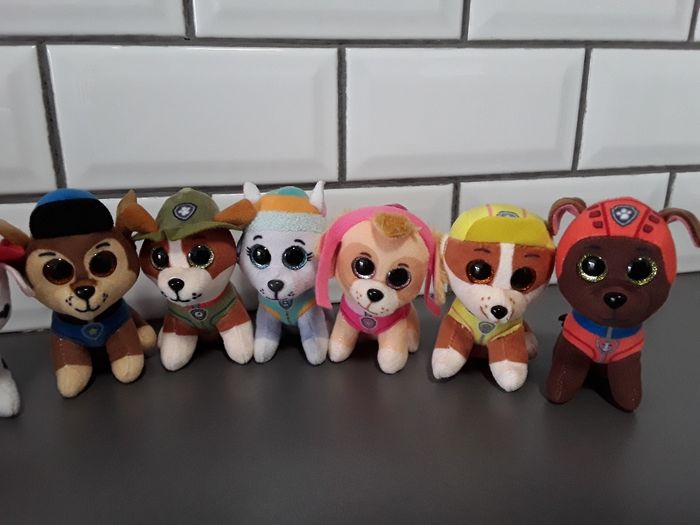 Lot de peluches TY pat patrouille - photo numéro 3
