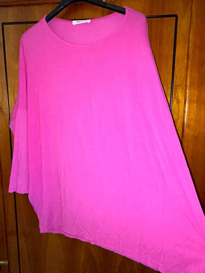 Pull rose taille unique - photo numéro 4
