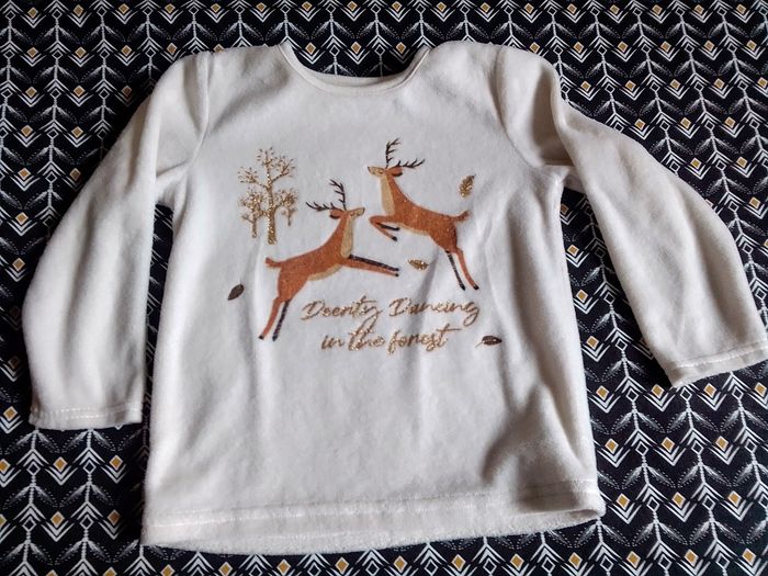 Pyjama velours motif rennes de InExtenso en 5 ans - photo numéro 2