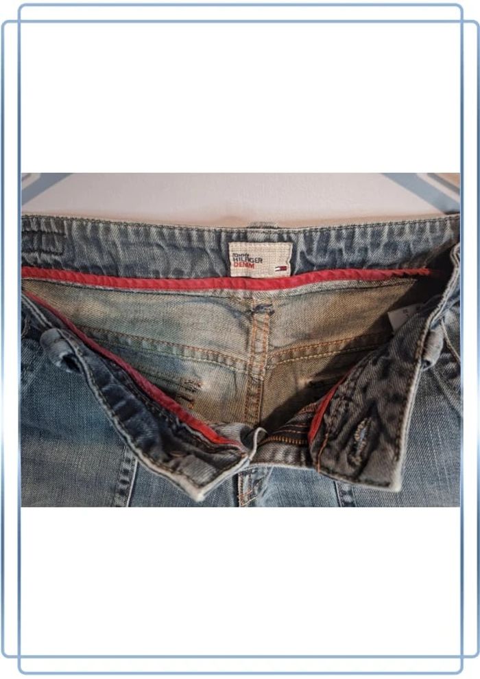 jeans tommy hilfiger denim  femme bleu - taille 37/38 W28L32 - photo numéro 11