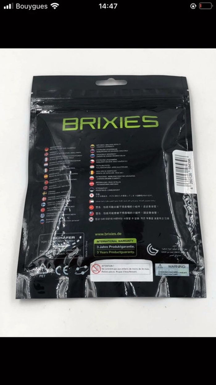 Sachet Brixies dinosaure Parasaurolophus 115 pièces Neuf - photo numéro 2