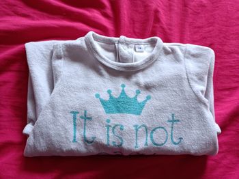 Pyjama velours taille 9 mois