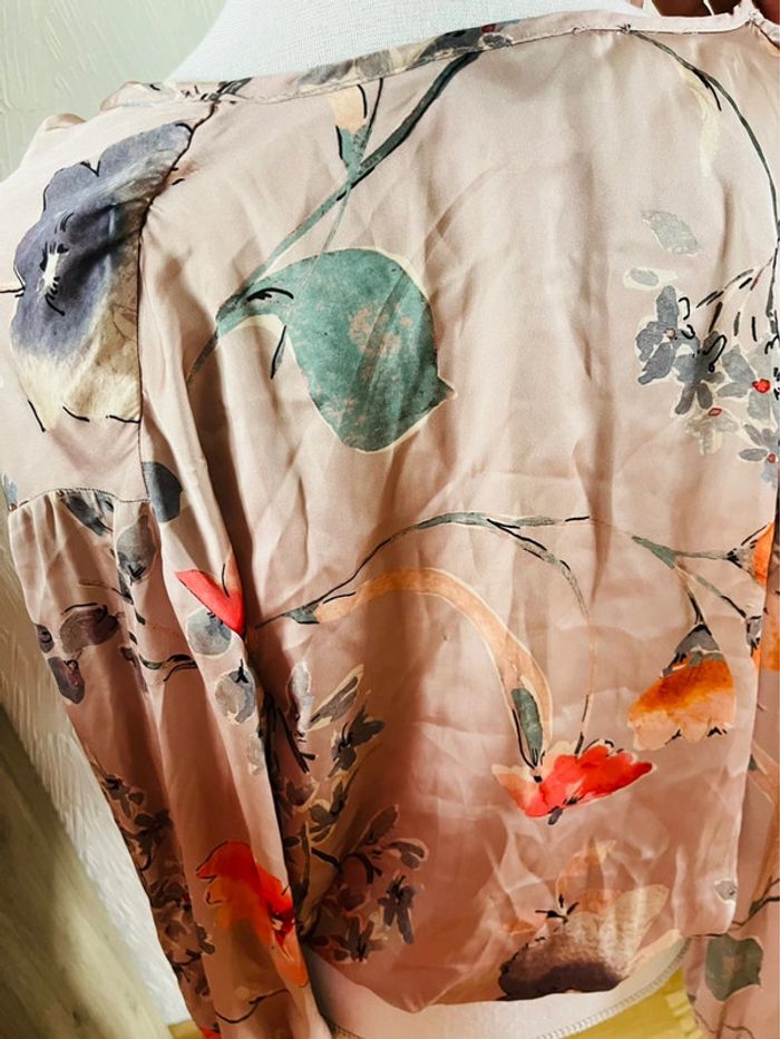 Superbe body blouse bohème Zara taille M - photo numéro 5
