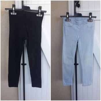 lot 2 legging jegging filles taille 5/6ans