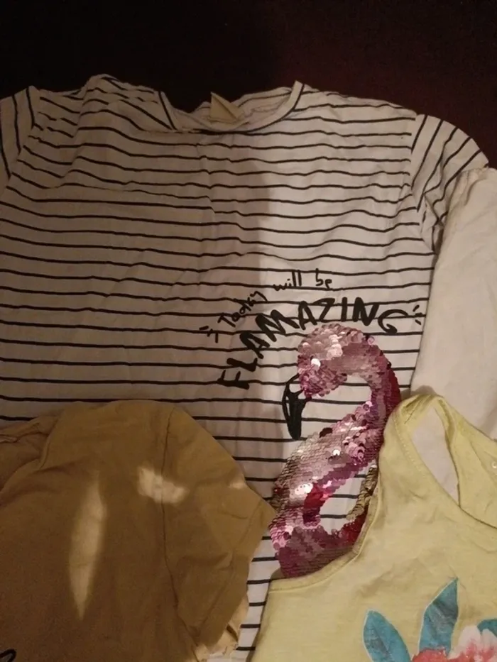 Lot 5 tee shirts hauts orchestra monster high licorne flamant rose 10 ans - photo numéro 6