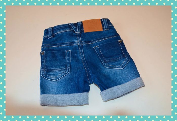 short en jean Orchestra bleu taille 3-6 mois / 62 cm - photo numéro 2