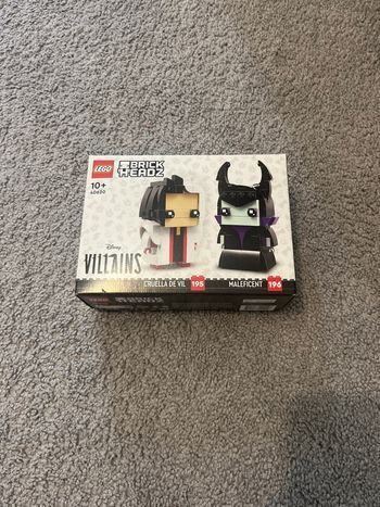 LEGO BrickHeadz Disney Villains 40620 – Cruella De Vil & Maleficent – Neuf Scellé