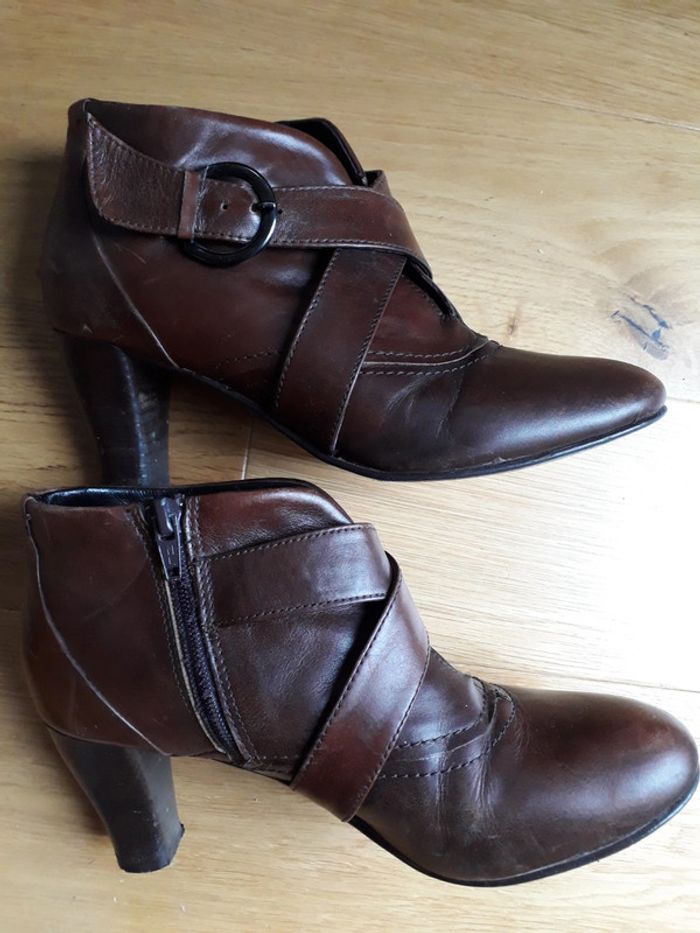 Bottines cuir - photo numéro 6