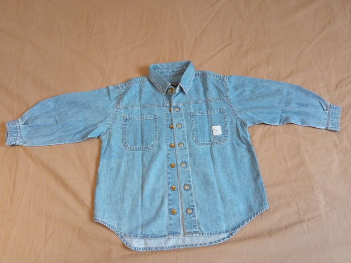 Chemise jeans garçon 3 ans
