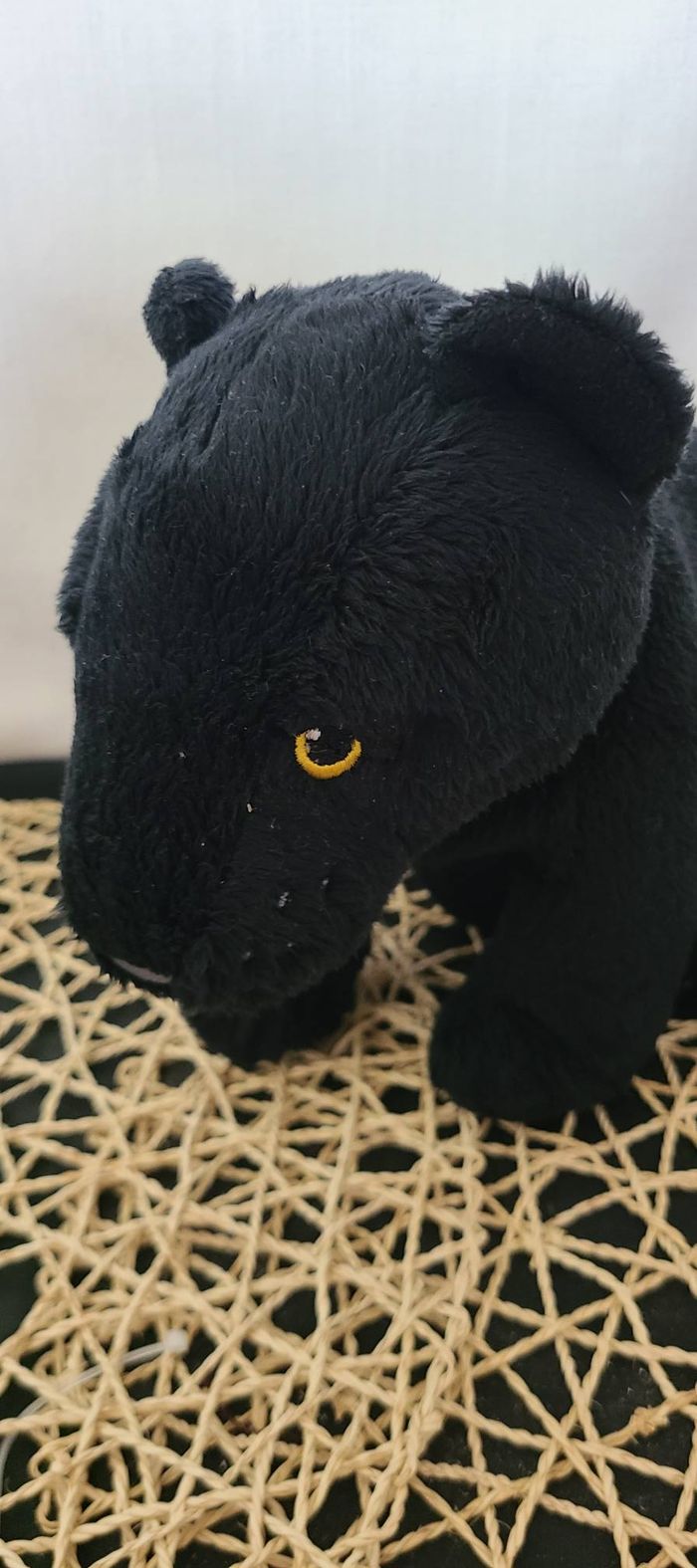 Peluche Ikea Mjukhet louveteau panthère noire