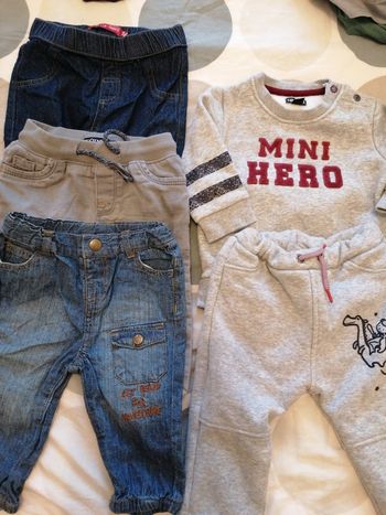 Lot vêtements bébé 9 mois 