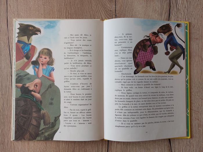 Livre vintage "Alice au pays des merveilles" l'âge d'or Casterman - photo numéro 9