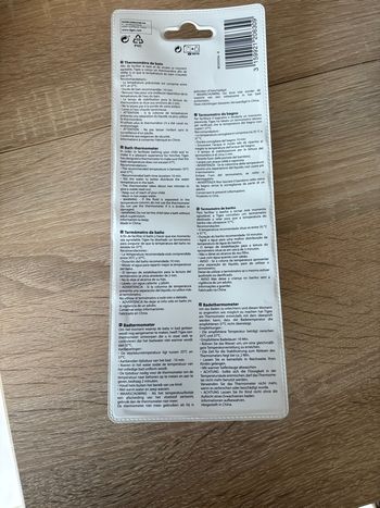 Thermomètre bain