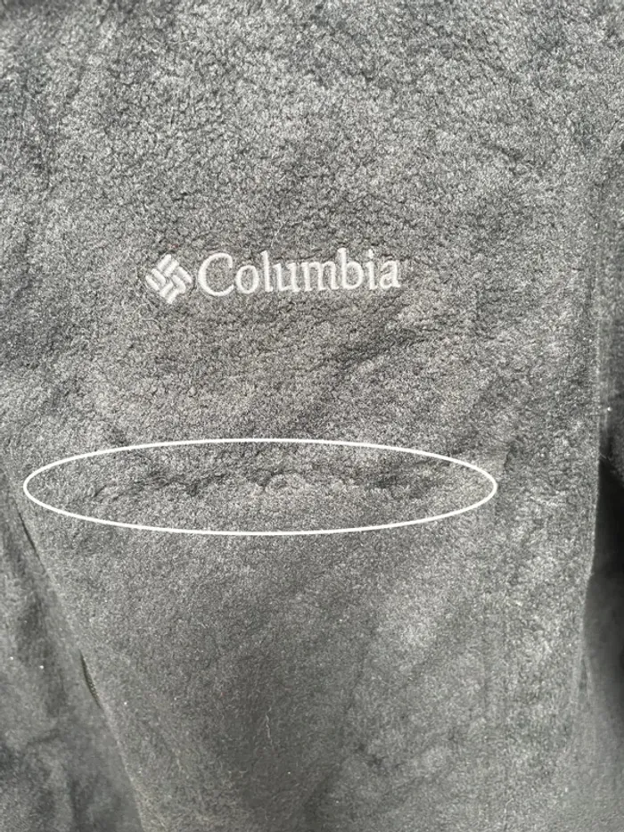 Columbia Black Polaire Fleece Mens Size L - photo numéro 11