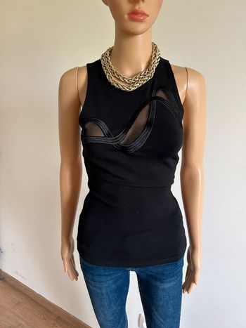 Haut noir sans manches Morgan taille XS jamais porté