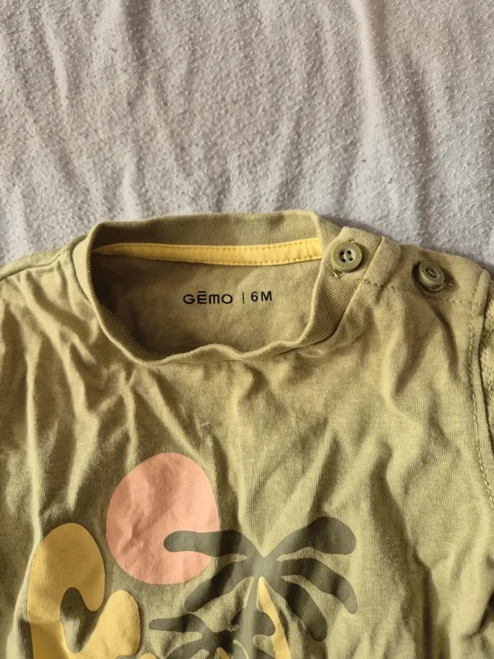 T-shirt Gemo 6mois - photo numéro 2