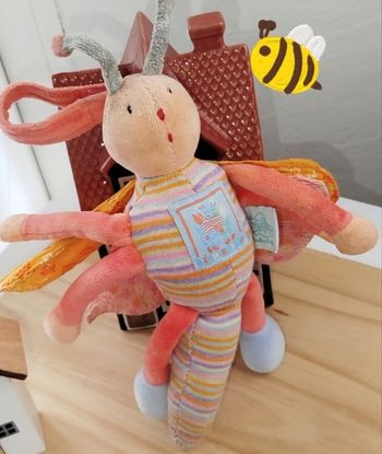 Moulin Roty Doudou Libellule Collection Zéphir et Zoé 