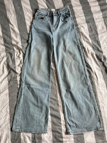 jean wide leg bleu H&M