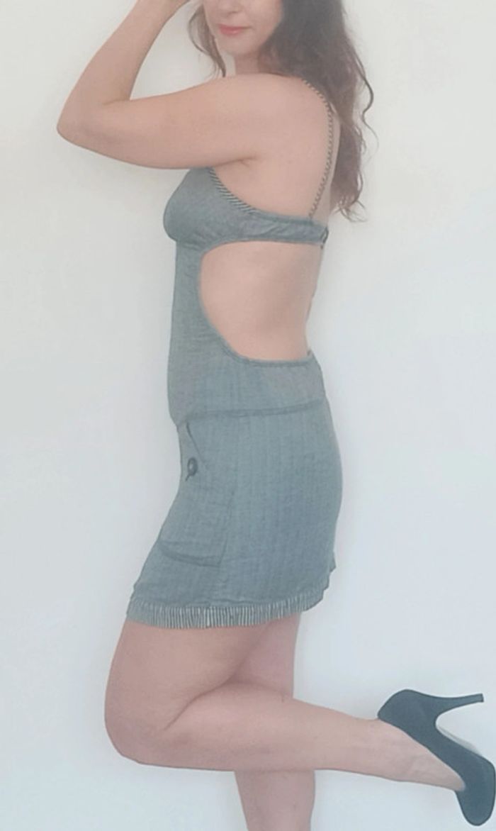 Robe casual dos nu babydoll taille 38 - photo numéro 7