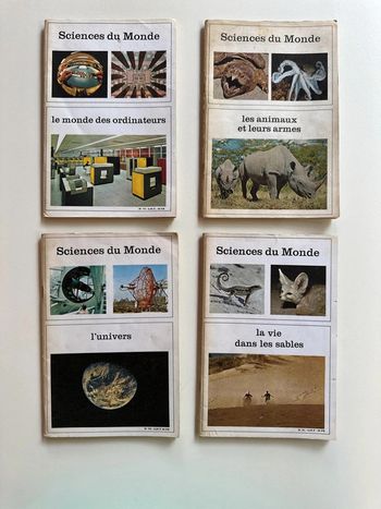 4 Livres - Science du monde