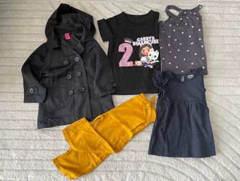 Lot vêtements fille 2 ans
