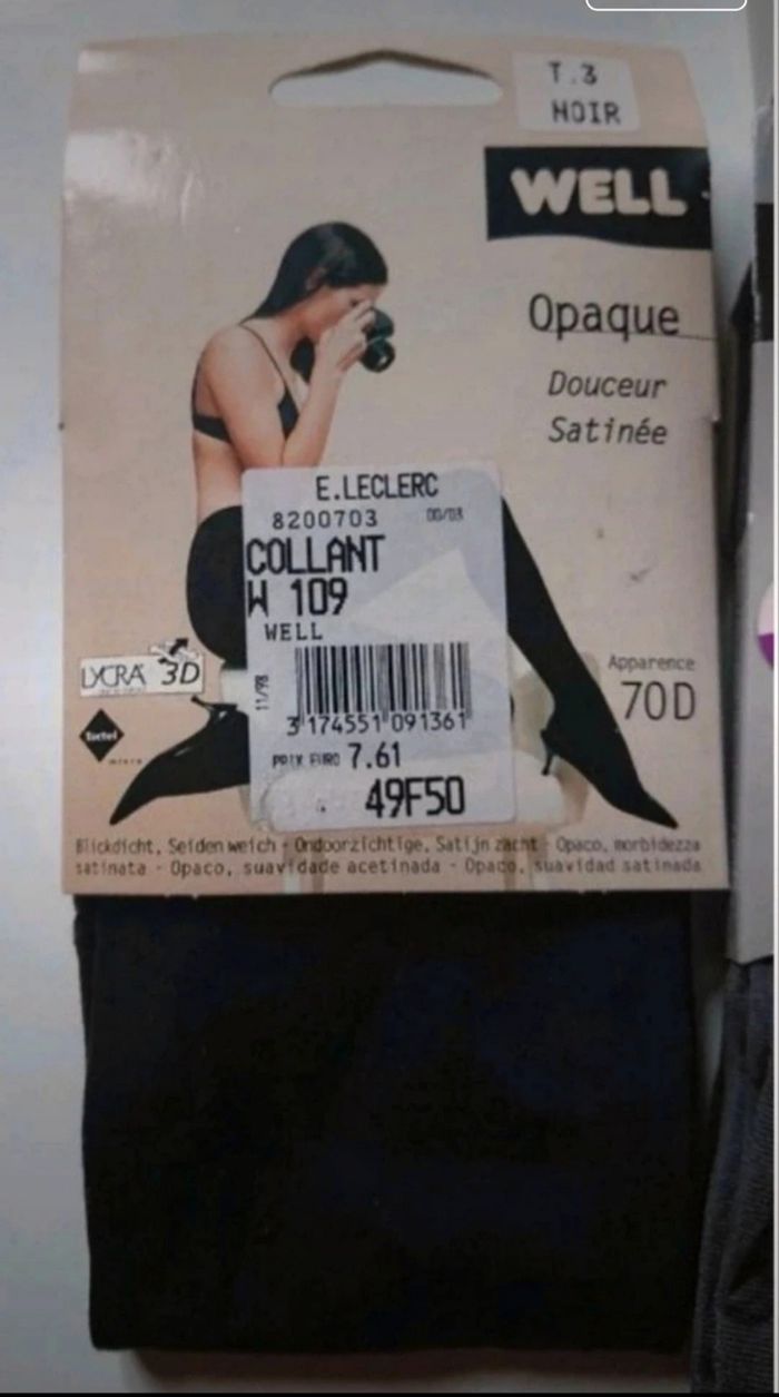 Ensemble Collants-bas taille 3 - photo numéro 3