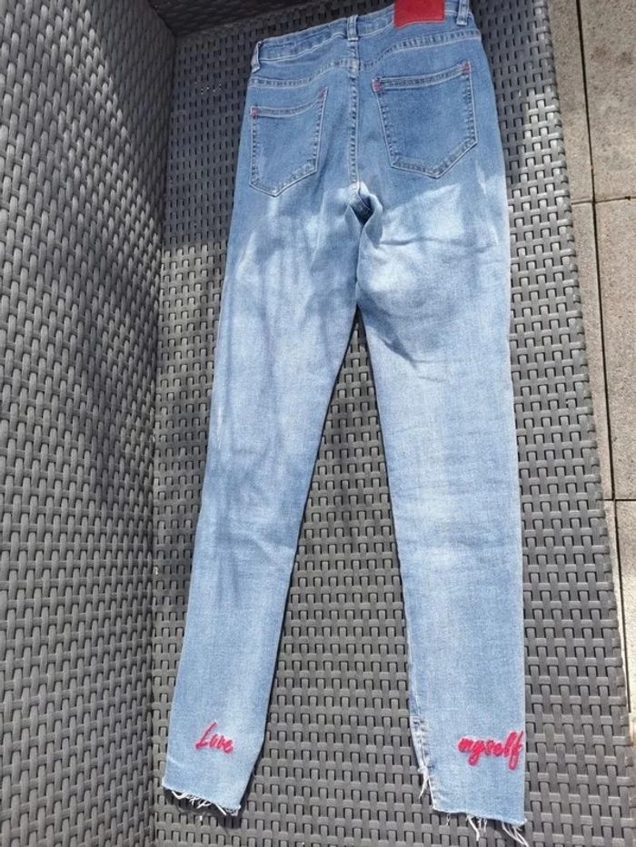 Jean taille haute Jennifer taille 34 neuf - photo numéro 4