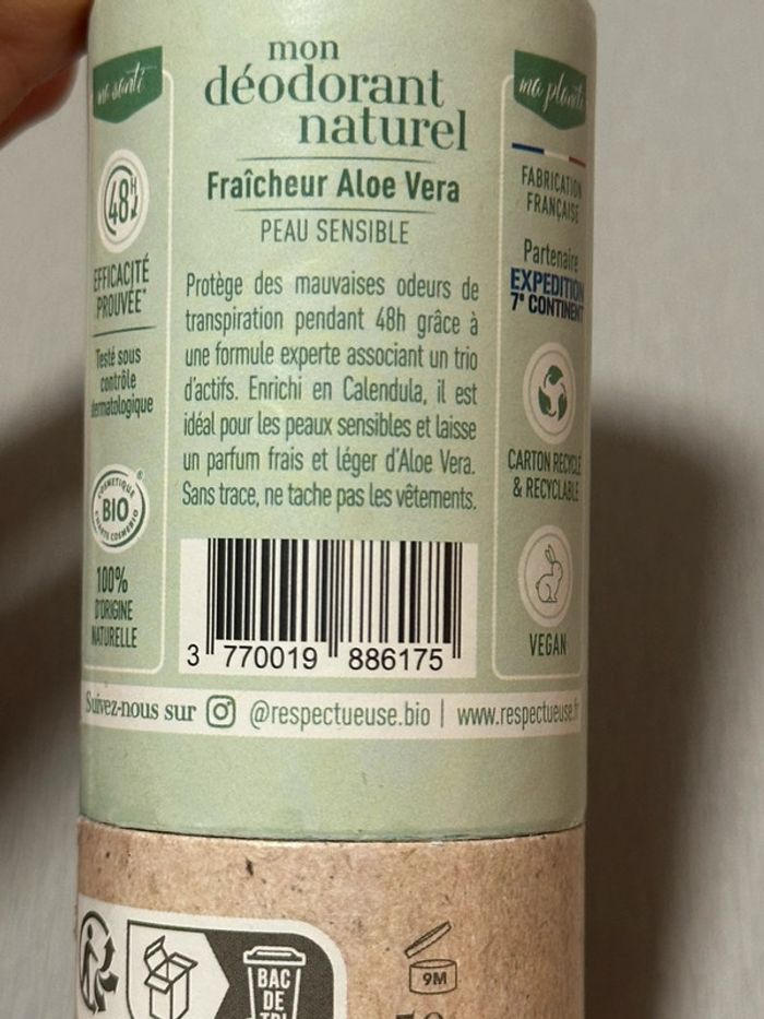Déodorant Respectueuse Naturel Neuf - photo numéro 4