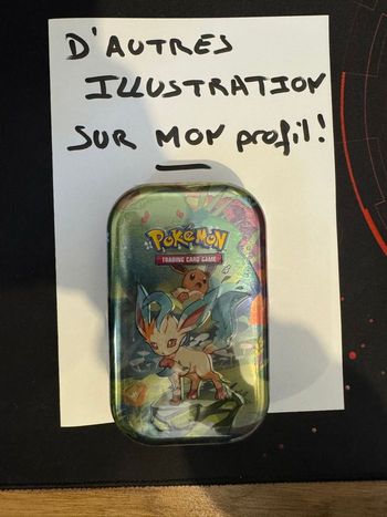 Pokémon mini tins phyliali 8.5 évolution prismatique