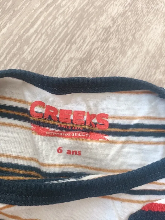 T-shirt creeks 6 ans - photo numéro 2