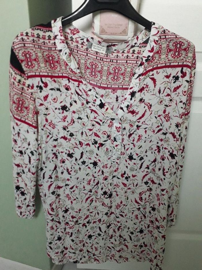 Chemisier printanier longues manches