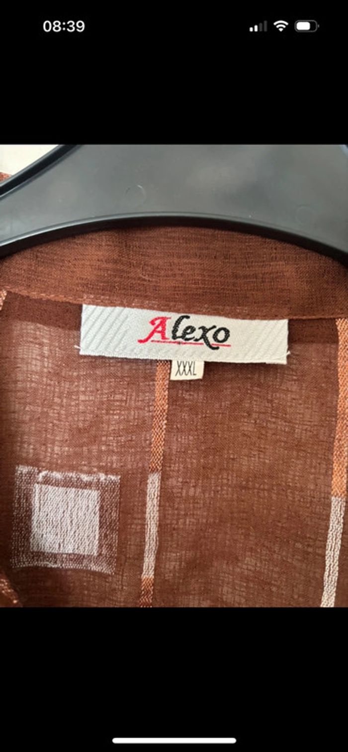 Superbe ensemble marron original neuf Alexo taille 46/48 - photo numéro 6