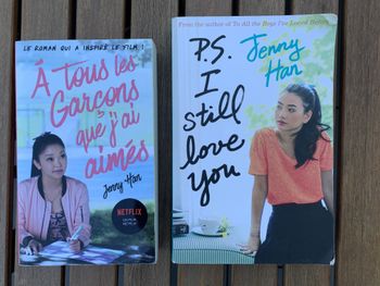 Lot de 2 livres Jenny Han TBE a tous les garçons que j'ai aimé