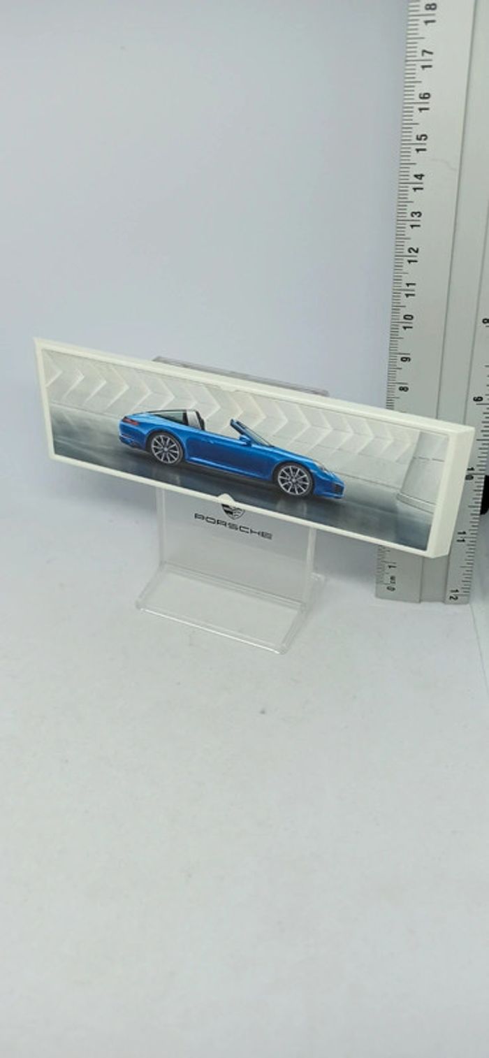 Panneau publicitaire porsche playmobil