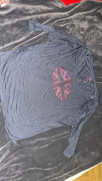 Tee shirt gros qu Die manches 3/4 taille 42