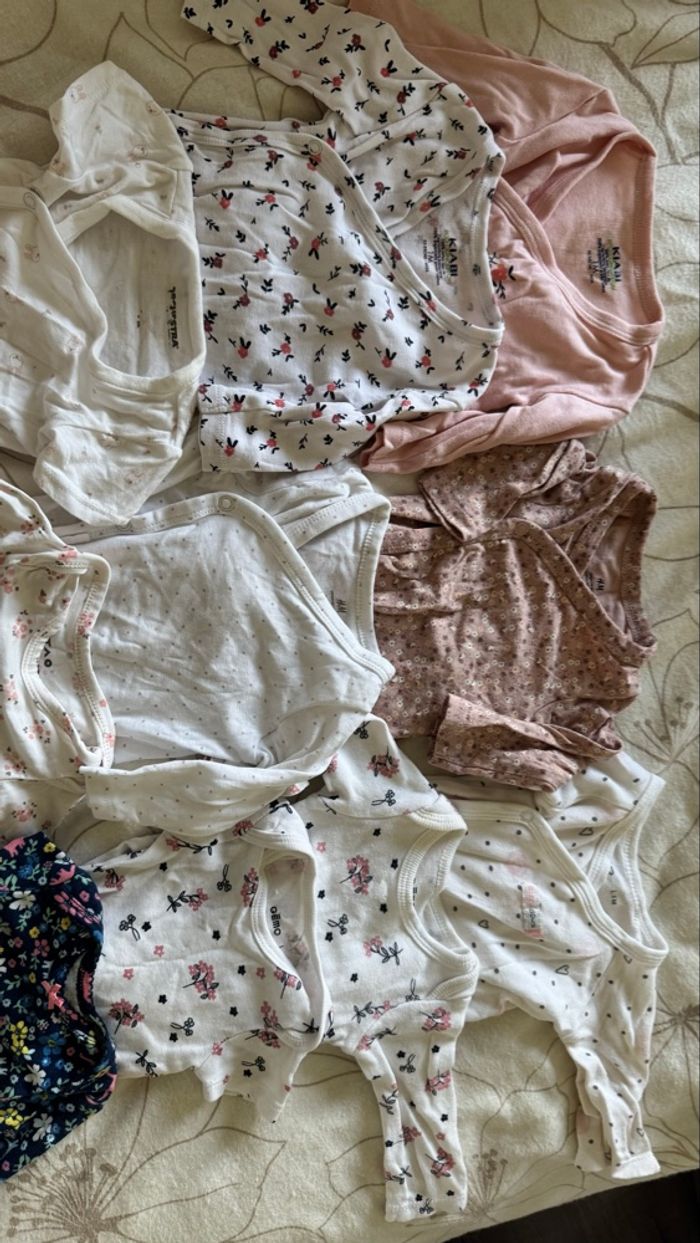 Lot de body pour fille 1 mois (bodies) - photo numéro 7
