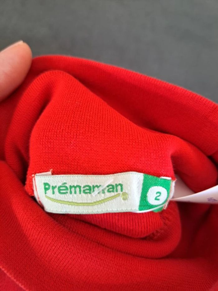 sous pull rouge 2 ans - photo numéro 2