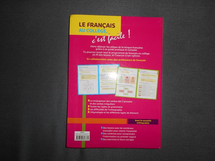 Livre: Le français au collège, c'est facile! (Auzou) - photo numéro 2
